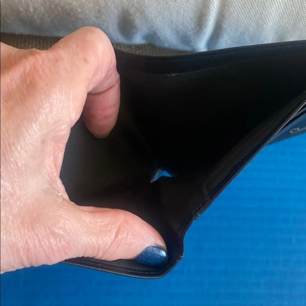 Dior Black Leather Wallet